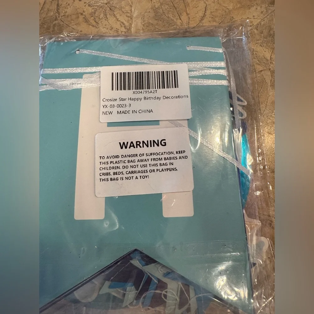 NWT Blue Birthday‎ Decor Pack